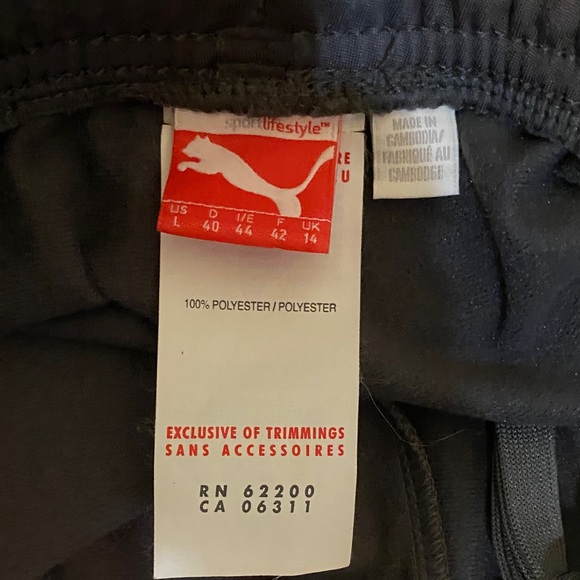 Puma Men Charcoal and White Windbreaker - Picture 3 of 6